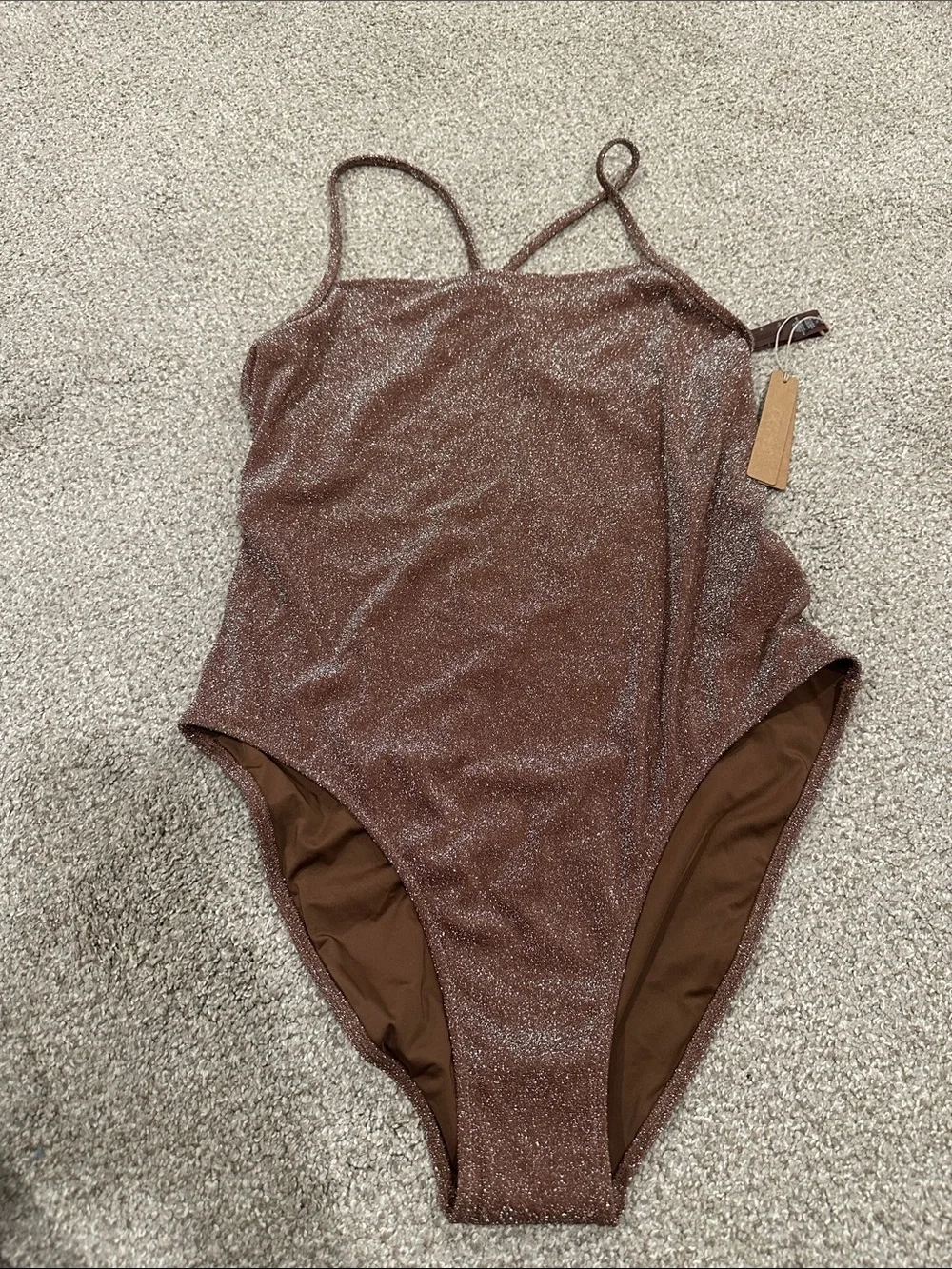 Skims lurex bathing suit in Jasper